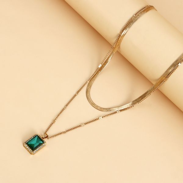 designer necklaces jewelry snake bone double gem pendant collarbone chain female niche retro design cool style accessories clove necklace fa, Silver
designer necklaces jewelry snake bone double gem pendant collarbone chain female niche retro design cool style accessories clove necklace fa, Silver