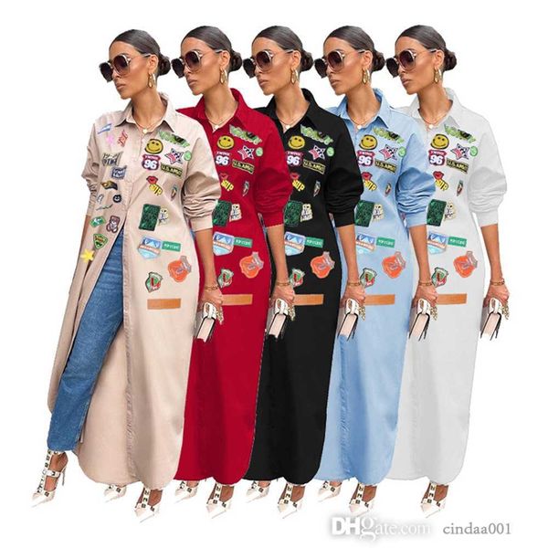 women long shirt coat designer 2023 summer fashion casual personalized print sunscreen overcoat 5 colours, Tan;black
women long shirt coat designer 2023 summer fashion casual personalized print sunscreen overcoat 5 colours, Tan;black