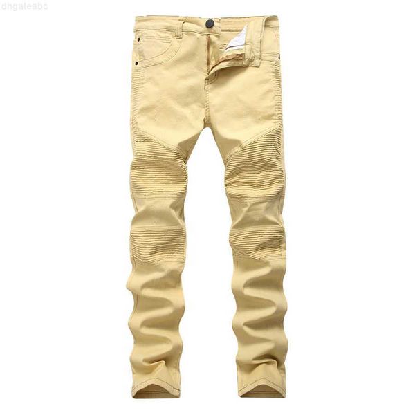 men's jeans khaki biker pleated design mens skinny slim stretch denim pants arrival hip-hop street ripped, Blue
men's jeans khaki biker pleated design mens skinny slim stretch denim pants arrival hip-hop street ripped, Blue
