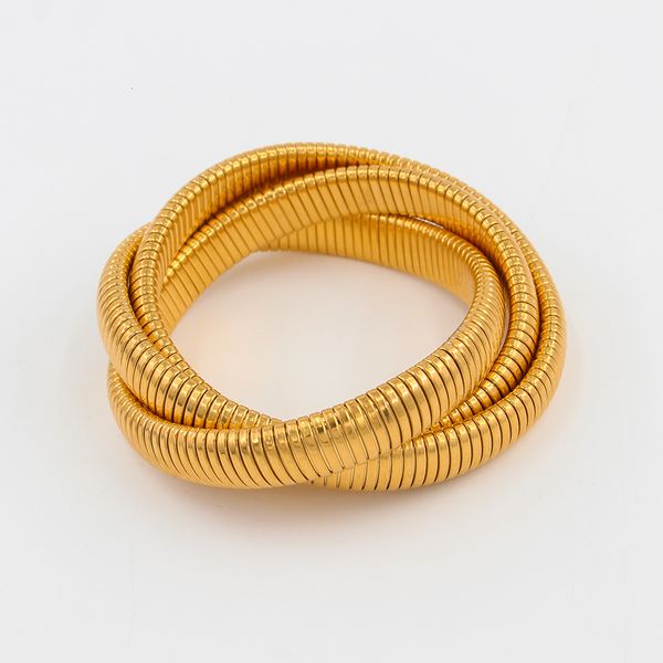 bangle 316l gelang elastis baja tahan karat multilapis trendi untuk wanita hadiah perhiasan mode warna emas perak 230517, Black
bangle 316l gelang elastis baja tahan karat multilapis trendi untuk wanita hadiah perhiasan mode warna emas perak 230517, Black