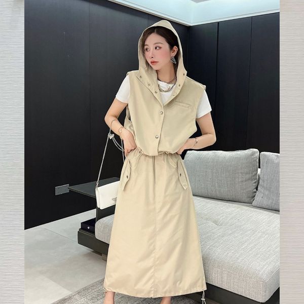 women two pieces dress womens designer clothing hooded short sleeveless shirt and mid calf skirt fashion summer clothes 2 piece set, White
women two pieces dress womens designer clothing hooded short sleeveless shirt and mid calf skirt fashion summer clothes 2 piece set, White