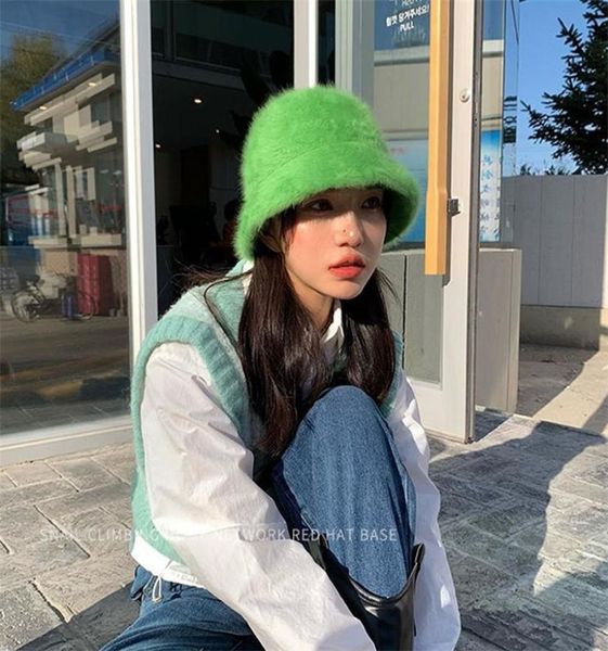 stingy brim hats hat winter womens fashion solid color rabbit fur hat bucket cap fishermans retro knitted wool panama beanie 220828787900, Blue;gray
stingy brim hats hat winter womens fashion solid color rabbit fur hat bucket cap fishermans retro knitted wool panama beanie 220828787900, Blue;gray
