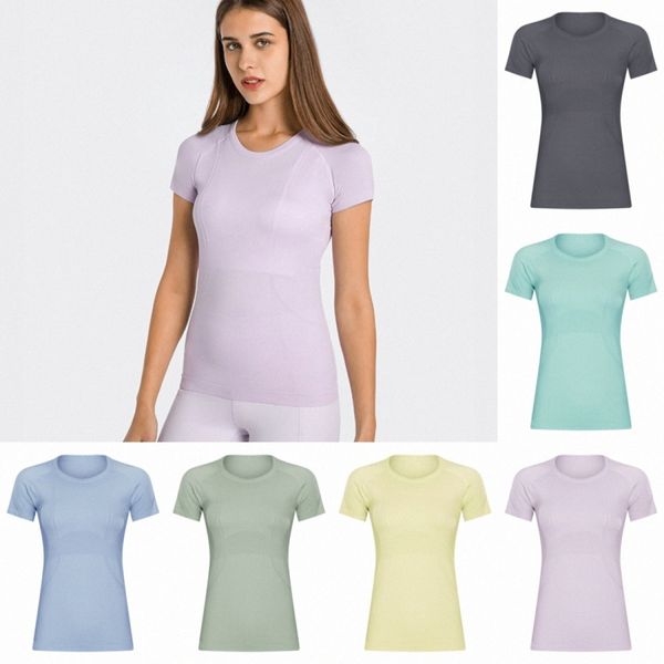 lu-088 women yoga t-shirts women's t-shirt high-elastic breathable running quick drying seamless short sleeve sport-cycling gym wear lu, White
lu-088 women yoga t-shirts women's t-shirt high-elastic breathable running quick drying seamless short sleeve sport-cycling gym wear lu, White