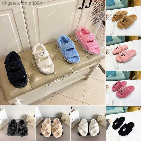designer slippers women wool slides sandals slipper scuffs warm winter furry slide metal triangle fur sandals ladies thick bottom sandal, Black
designer slippers women wool slides sandals slipper scuffs warm winter furry slide metal triangle fur sandals ladies thick bottom sandal, Black