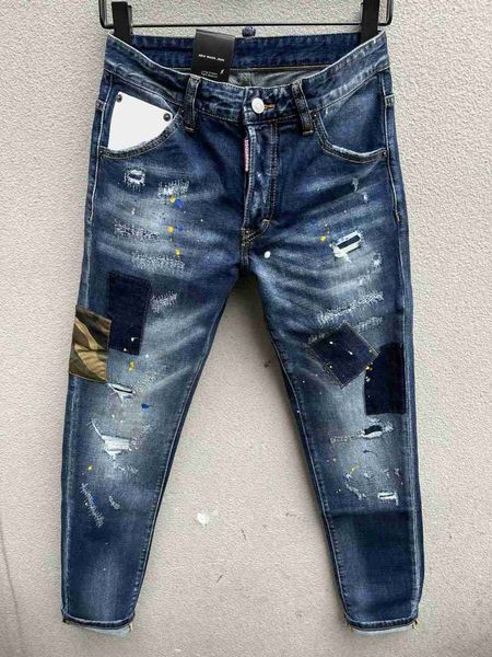 men's jeans mens distressed motorcycle biker jean rock skinny slim ripped hole letter brand hip hop denim pants, Blue
men's jeans mens distressed motorcycle biker jean rock skinny slim ripped hole letter brand hip hop denim pants, Blue