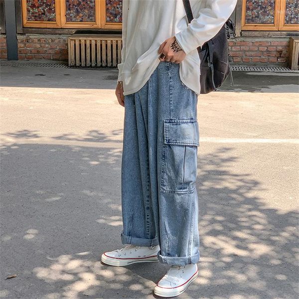 men's jeans y2k men vintage streetwear baggy cargo high waiste straight wide leg pants denim trousers grunge joggers male alt clothes, Blue
men's jeans y2k men vintage streetwear baggy cargo high waiste straight wide leg pants denim trousers grunge joggers male alt clothes, Blue