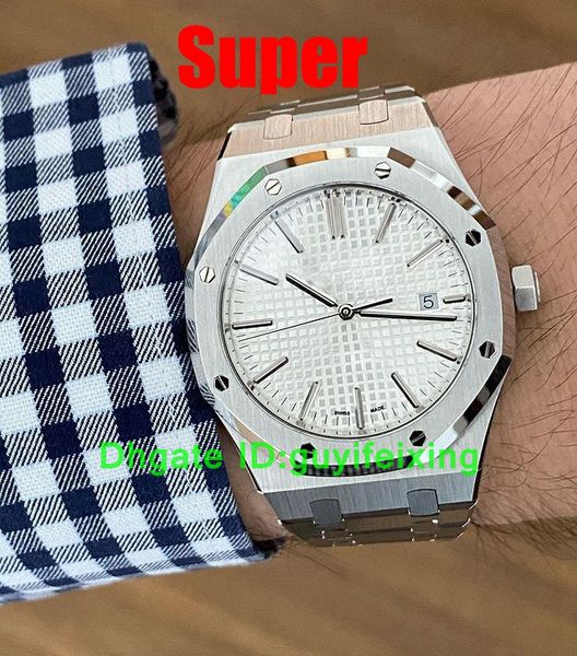 u1 maker 4 colors mens watches 15400 automatic movement 41mm blue black dial fashion classic stainless steel luminous sapphire transparent b, Slivery;brown
u1 maker 4 colors mens watches 15400 automatic movement 41mm blue black dial fashion classic stainless steel luminous sapphire transparent b, Slivery;brown