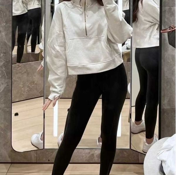yoga hoodie scuba lullus womens plus velvet thickening jackets hoodys sports half zipper terry designer sweater breathable design 67ess, Black
yoga hoodie scuba lullus womens plus velvet thickening jackets hoodys sports half zipper terry designer sweater breathable design 67ess, Black