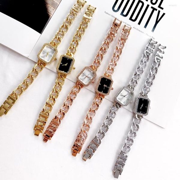 watches wristwatches women watch luxury style small dial square fashion retro braided chain leather steel strap pointer quartz-battery, Slivery;brown
watches wristwatches women watch luxury style small dial square fashion retro braided chain leather steel strap pointer quartz-battery, Slivery;brown