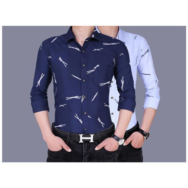 men's dress shirts men shirt spring autumn male slim fit korean print shirt long sleeve plaid men with pocket mens clothing 230517, White;black
men's dress shirts men shirt spring autumn male slim fit korean print shirt long sleeve plaid men with pocket mens clothing 230517, White;black