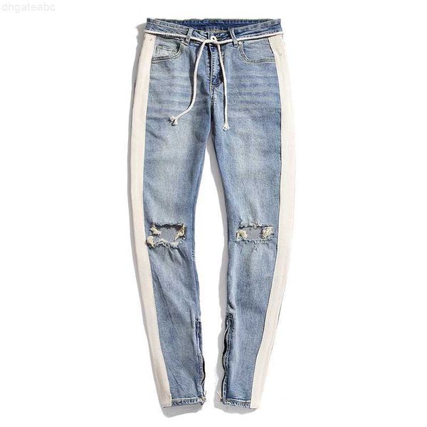 men's jeans mens designer skinny ripped white striped fashion stretch slim drawstring biker pants black blue
men's jeans mens designer skinny ripped white striped fashion stretch slim drawstring biker pants black blue