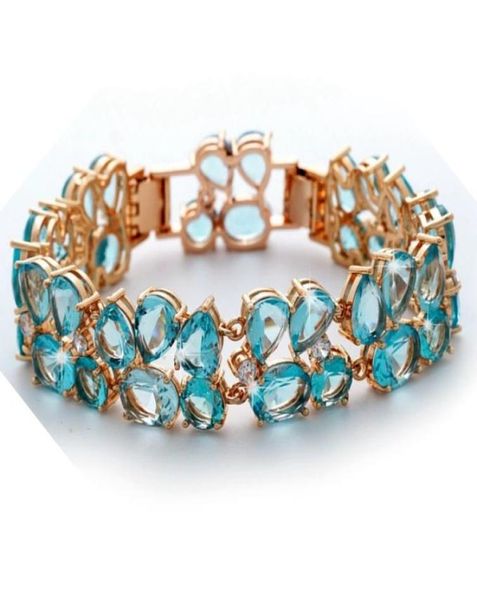 luxury charms bracelets bangles for women gold color light blue full crystal zircon bangles water drop wedding jewelry cx2007298056231, Black
luxury charms bracelets bangles for women gold color light blue full crystal zircon bangles water drop wedding jewelry cx2007298056231, Black