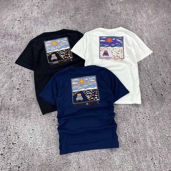 designer men's t-shirt american outdoor sunrise avenue print pattern high-quality men and women with popular round neck short sleeve, White;black
designer men's t-shirt american outdoor sunrise avenue print pattern high-quality men and women with popular round neck short sleeve, White;black