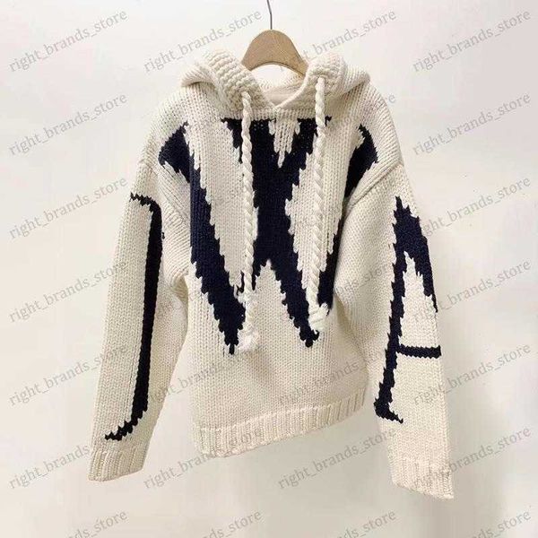 women's sweaters autumn/winter new pullover thickened knitted coat lazy loose hooded fashion t230517, White;black
women's sweaters autumn/winter new pullover thickened knitted coat lazy loose hooded fashion t230517, White;black