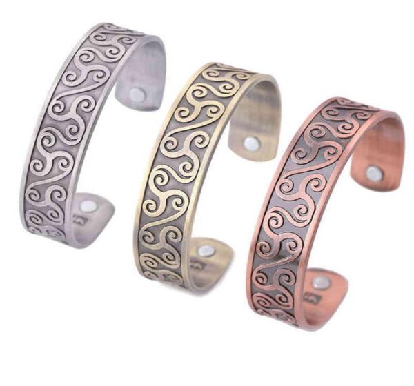 healthcare magnetic viking trinity symbol steel cuff bracelet bangle health care heavy textured vintage jewelry for men l2206222598292, Golden;silver
healthcare magnetic viking trinity symbol steel cuff bracelet bangle health care heavy textured vintage jewelry for men l2206222598292, Golden;silver