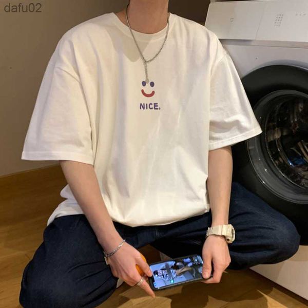 men's t-shirts privathinker creative smiling face men's tshirt loose round neck short sleeve t-shirt korean style male summer fas, White;black
men's t-shirts privathinker creative smiling face men's tshirt loose round neck short sleeve t-shirt korean style male summer fas, White;black