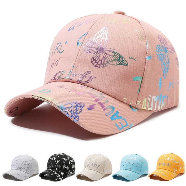 ball caps new fashion men women baseball cap butterfly print graffiti summer snapback hip hop teenager sports sun visor gorras ep0463 aa2205, Blue;gray