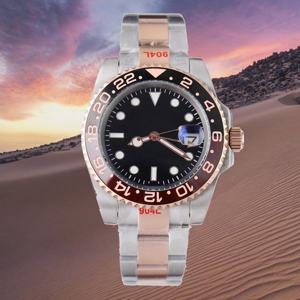 40mm 41mm relogio masculino mens watches luxury dress designer fashion black dial gold bracelet folding clasp master male party decoration w, Slivery;brown
40mm 41mm relogio masculino mens watches luxury dress designer fashion black dial gold bracelet folding clasp master male party decoration w, Slivery;brown