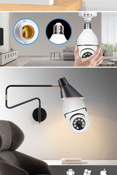 e27 bulb camera wifi indoor video home security ip monitor infrared night vision hd 1080p v380 network webcam
e27 bulb camera wifi indoor video home security ip monitor infrared night vision hd 1080p v380 network webcam