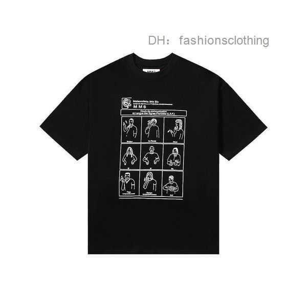 mm6 men's t-shirts margiela fun characters cartoon graffiti sign language print short-sleeved loose casual tide men and women couples t, White;black
mm6 men's t-shirts margiela fun characters cartoon graffiti sign language print short-sleeved loose casual tide men and women couples t, White;black
