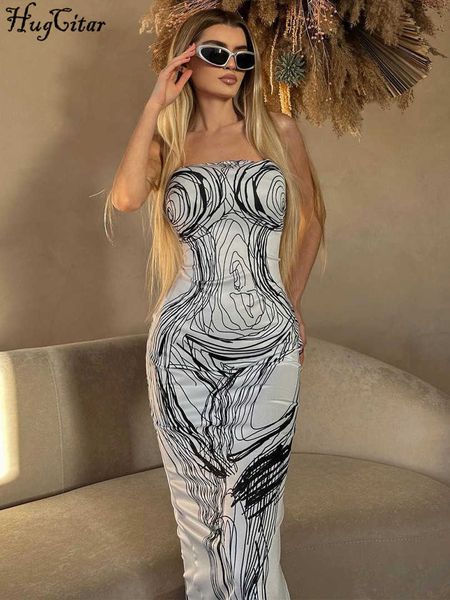rukas 2023 summer fashion strapless striped print bodycon midi dress women y2k outfit streetwear vacation wholesale item, White;black
rukas 2023 summer fashion strapless striped print bodycon midi dress women y2k outfit streetwear vacation wholesale item, White;black