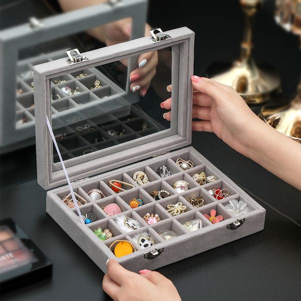 jewelry stand diskon besar mode portabel beludru perhiasan cincin tampilan kotak organizer nampan pemegang anting anting kasus penyimpanan s, Black
jewelry stand diskon besar mode portabel beludru perhiasan cincin tampilan kotak organizer nampan pemegang anting anting kasus penyimpanan s, Black