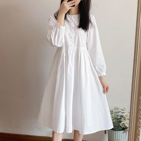 dresses qweek japanese kawaii white dress 2021 autumn long sleeve mori fairy princess elegant party dresses woman robes alt clothes, Black;gray
dresses qweek japanese kawaii white dress 2021 autumn long sleeve mori fairy princess elegant party dresses woman robes alt clothes, Black;gray