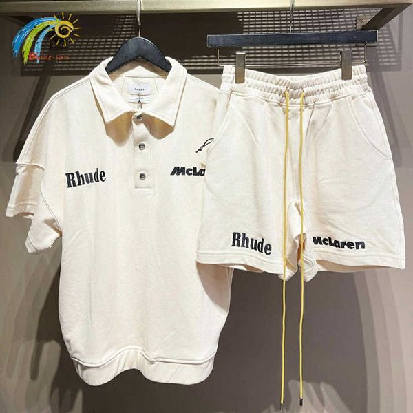 men's hoodies sweatshirts summer style heavy fabric rhude lapel t-shirt men women 1 1 embroidery rhude short sleeve tees with tags, Black
men's hoodies sweatshirts summer style heavy fabric rhude lapel t-shirt men women 1 1 embroidery rhude short sleeve tees with tags, Black