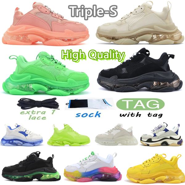 2023 triple s men women designer casual shoes platform sneakers clear sole black white grey blue royal neon green mens trainers tennis 36-45
2023 triple s men women designer casual shoes platform sneakers clear sole black white grey blue royal neon green mens trainers tennis 36-45