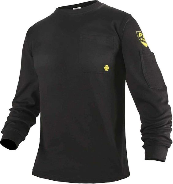 round ptahdus fr men's shirt 155.93g/20.1.32g neck flame retardant long sleeve shirt 100% cotton work suit fr men's clothing 1k58, White;black
round ptahdus fr men's shirt 155.93g/20.1.32g neck flame retardant long sleeve shirt 100% cotton work suit fr men's clothing 1k58, White;black