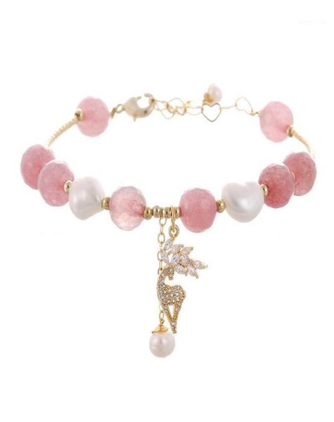 other bracelets arrival natural freshwater pearl 14k gold strawberry quartz deer animal ladies jewelry for women birthday gift16459791, Golden;silver
other bracelets arrival natural freshwater pearl 14k gold strawberry quartz deer animal ladies jewelry for women birthday gift16459791, Golden;silver