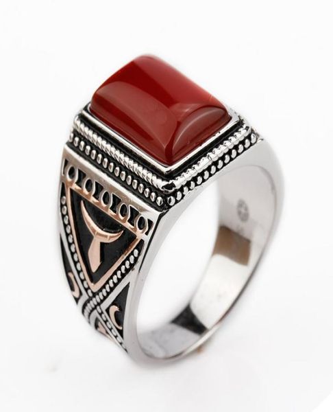 925 sterling silver men ring classic rectangle geometric natural red agate stone finger rings for male wedding jewelry5687142, Golden;silver
925 sterling silver men ring classic rectangle geometric natural red agate stone finger rings for male wedding jewelry5687142, Golden;silver