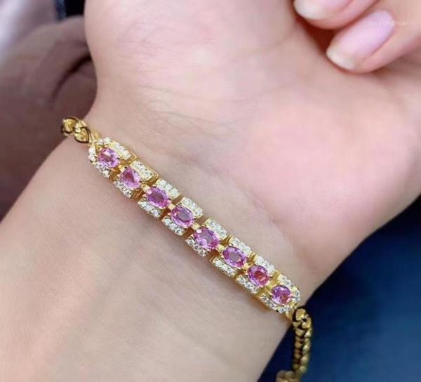 other bracelets meibapj no burning natural papalacha pink sapphire gemstone bracelet 925 sterling silver bangle for women fine wed9052767, Golden;silver
other bracelets meibapj no burning natural papalacha pink sapphire gemstone bracelet 925 sterling silver bangle for women fine wed9052767, Golden;silver
