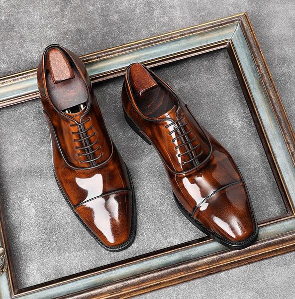 oxford shoes men real leather solid color fashion business casual party banquet daily retro carved lace-up brogue dress shoes, Black
oxford shoes men real leather solid color fashion business casual party banquet daily retro carved lace-up brogue dress shoes, Black