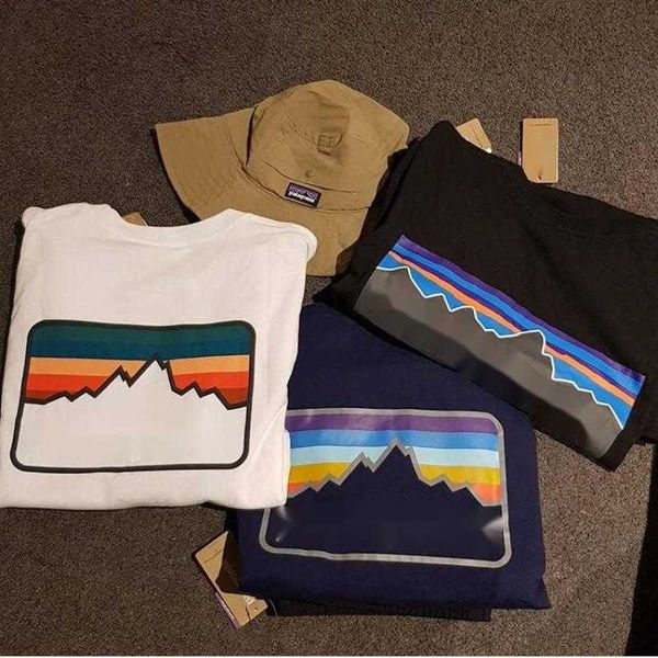 men's t-shirt american street designer outdoor mountain peaks printed pattern couples with short-sleeved summer, White;black
men's t-shirt american street designer outdoor mountain peaks printed pattern couples with short-sleeved summer, White;black