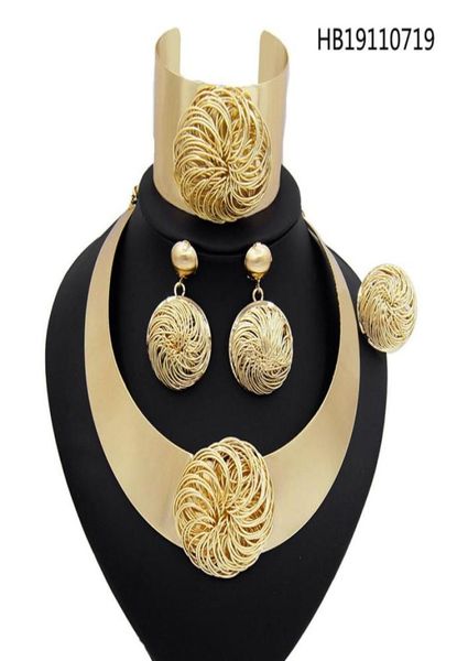 yulaili new nigerian wedding african bridal dubai jewelry sets for women golden and silver big necklace earrings bracelet ring1581333
yulaili new nigerian wedding african bridal dubai jewelry sets for women golden and silver big necklace earrings bracelet ring1581333