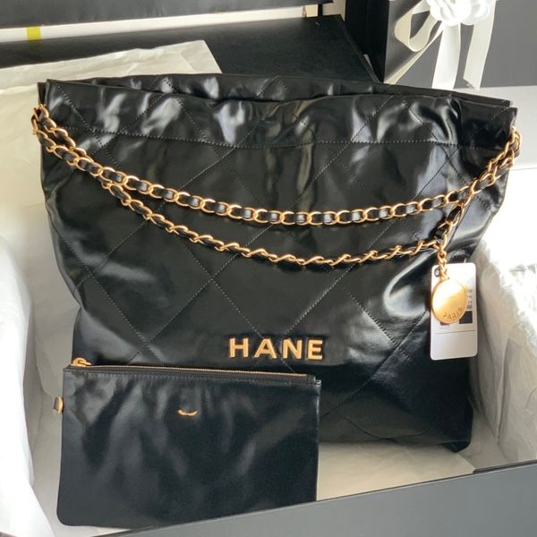 Image of 10+ Designer bags fashionable shopping bags classic cowhide shoulder bags handmade sequins 2023 new chain 22S garbage bags crossbody bags With box