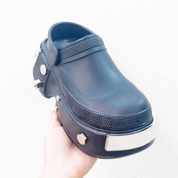 2023 platform hardcroc mule shoe slippers flip flops sandals sports punk style rubber slide casual shoes water walker trainer 35-44 with box, Black
2023 platform hardcroc mule shoe slippers flip flops sandals sports punk style rubber slide casual shoes water walker trainer 35-44 with box, Black
