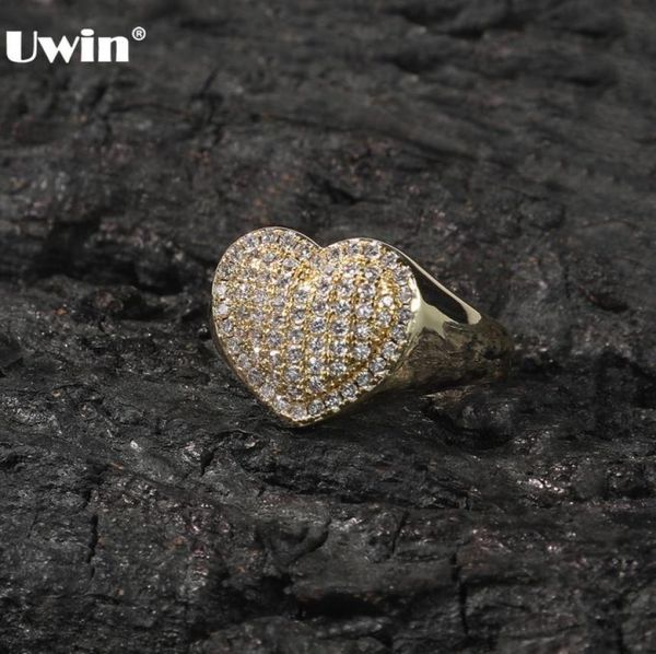 uwin heart for women pave setting aaa iced out cubic zirconia rings rose gold fashion jewelry 2021 drop8908363, Silver
uwin heart for women pave setting aaa iced out cubic zirconia rings rose gold fashion jewelry 2021 drop8908363, Silver