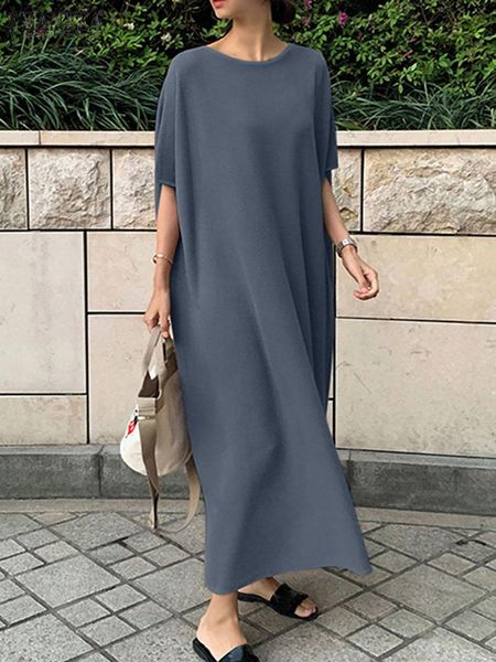 dresses zanzea 2023 women long dress summer elegant maxi dresses vestidos casual solid beach robe oneck half sleeve fashion sundress, Black;gray
dresses zanzea 2023 women long dress summer elegant maxi dresses vestidos casual solid beach robe oneck half sleeve fashion sundress, Black;gray