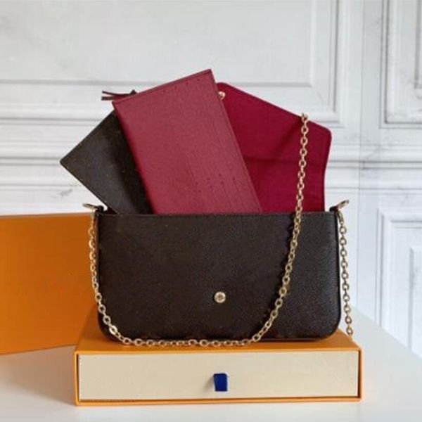 luxury handbag women messenger bags crossbody pursea multi felicie pochette chain bag 3 pcs/set with wallet card bag flowers shoulder lady l
luxury handbag women messenger bags crossbody pursea multi felicie pochette chain bag 3 pcs/set with wallet card bag flowers shoulder lady l