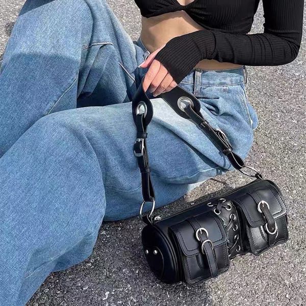 evening bags tas ketiak silinder wanita hitam desain saku ganda bahu fashion tangan dompet kulit pu 230517
evening bags tas ketiak silinder wanita hitam desain saku ganda bahu fashion tangan dompet kulit pu 230517