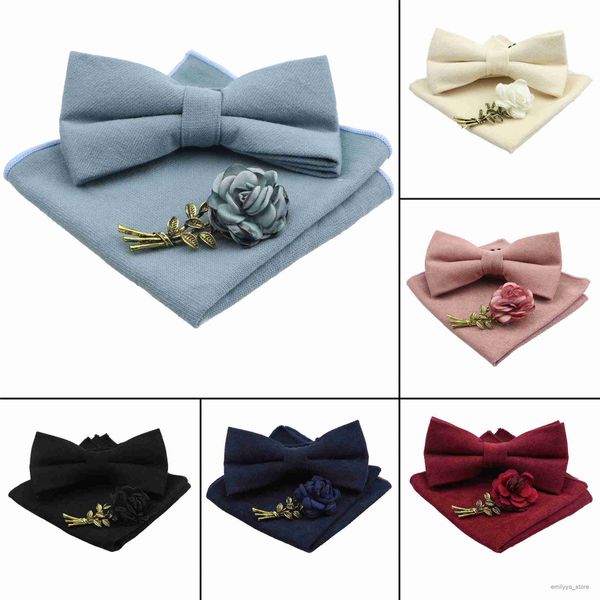 2pcs handkerchiefs solid color cotton bowtie handkerchief brooch set men flower butterfly party wedding blue pink white bowties novelty ties, Blue;white
2pcs handkerchiefs solid color cotton bowtie handkerchief brooch set men flower butterfly party wedding blue pink white bowties novelty ties, Blue;white