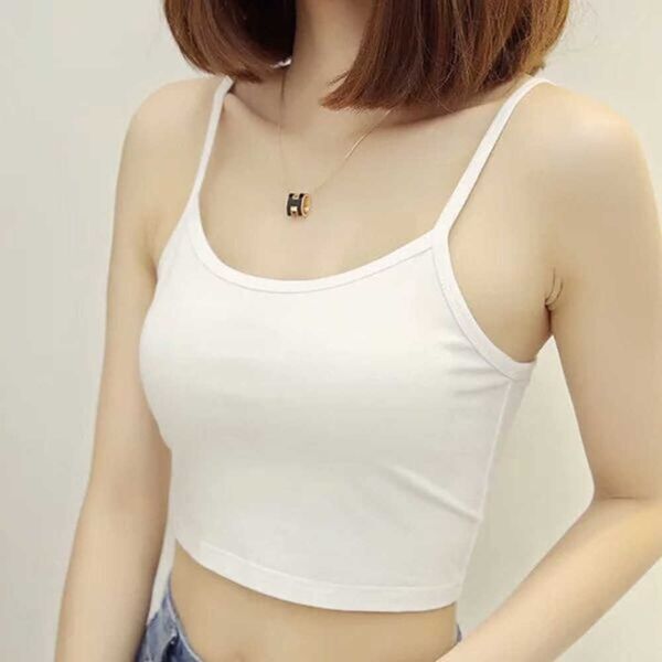 2023 new tank women's black and white versatile short slim strap anti glare bottom thin outerwear
2023 new tank women's black and white versatile short slim strap anti glare bottom thin outerwear