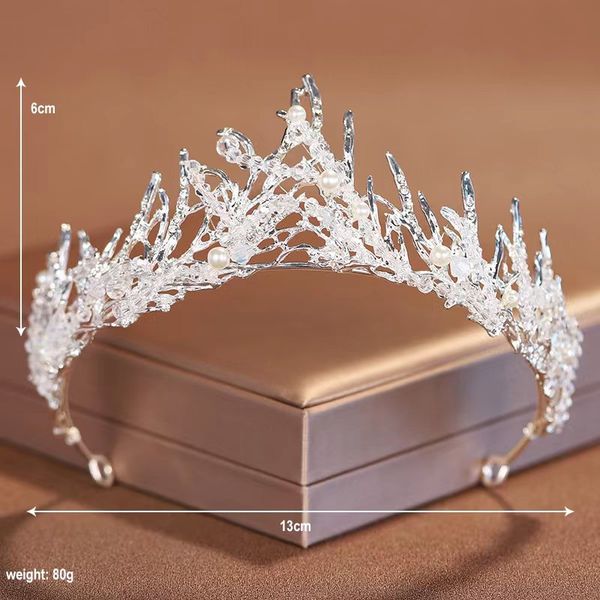 natural feng shui diamond alloy silver plated crown palace baroque white princess exquisite hair ornament atmospheric pearl water diamond cr
natural feng shui diamond alloy silver plated crown palace baroque white princess exquisite hair ornament atmospheric pearl water diamond cr