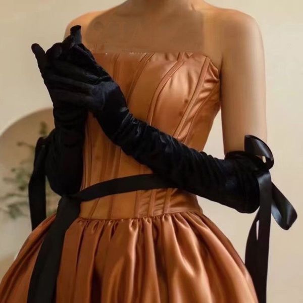 st-0004-a french vintage hepburn high end long black gloves celebrity dinner dress bride p wedding dress accessories, White
st-0004-a french vintage hepburn high end long black gloves celebrity dinner dress bride p wedding dress accessories, White