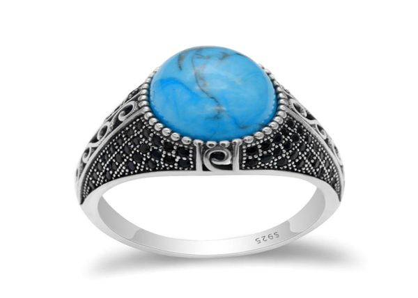 925 sterling silver men ring with big blue stone vintage thai silver ring with black cz for male female turkish jewelry4952465, Golden;silver
925 sterling silver men ring with big blue stone vintage thai silver ring with black cz for male female turkish jewelry4952465, Golden;silver