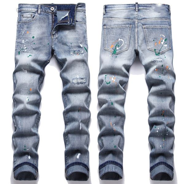 2023 style hiking pant ripped embroidery mens jeans hip hop high street brand hombre motorcycle close designer fitting slim pencil pants pai, Blue
2023 style hiking pant ripped embroidery mens jeans hip hop high street brand hombre motorcycle close designer fitting slim pencil pants pai, Blue