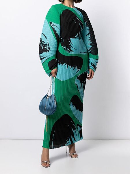 dresses miyake pleated hand painted long dress 2022 new autumn winter loose women long sleeves designer elegant fashion clothes in stock, Black;gray
dresses miyake pleated hand painted long dress 2022 new autumn winter loose women long sleeves designer elegant fashion clothes in stock, Black;gray