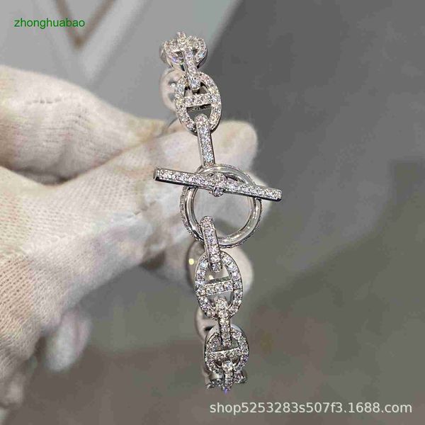 hemres designer bracelet v golden pig nose full diamond 18k white rose gold hollow out versatile fashion women's bracelet jewelry, Black
hemres designer bracelet v golden pig nose full diamond 18k white rose gold hollow out versatile fashion women's bracelet jewelry, Black